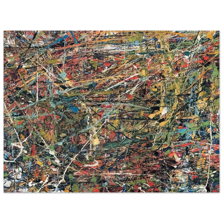 Jean-Paul Riopelle - Untitled Composition  75x100 cm / 30x40inches Fine Art Poster