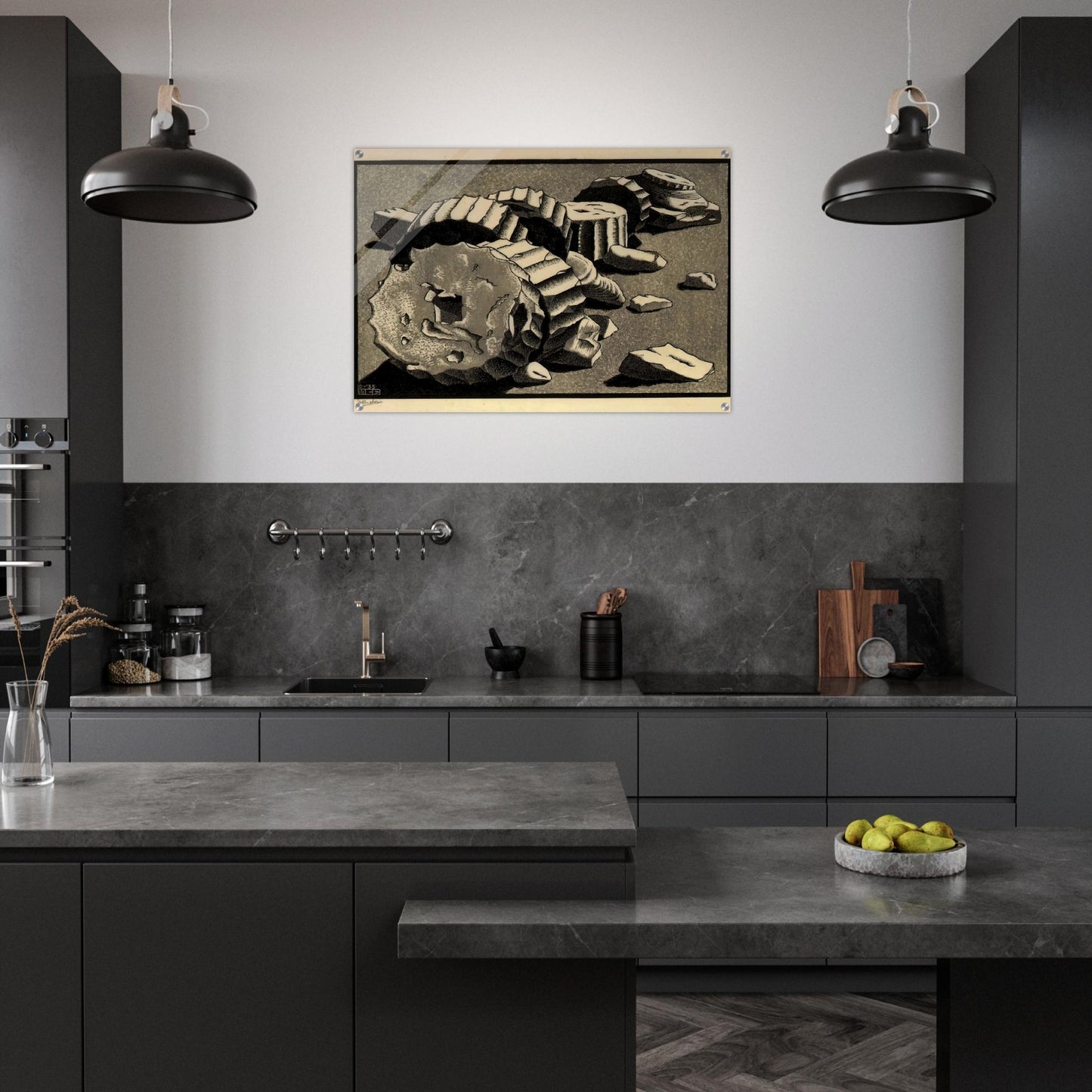 SELINUNTE SICILY OCTOBER 1935 1935 - MC Escher Acrylic Print - 70x100 cm / 28x40″ inches | Maurits Cornelis Escher Prints
