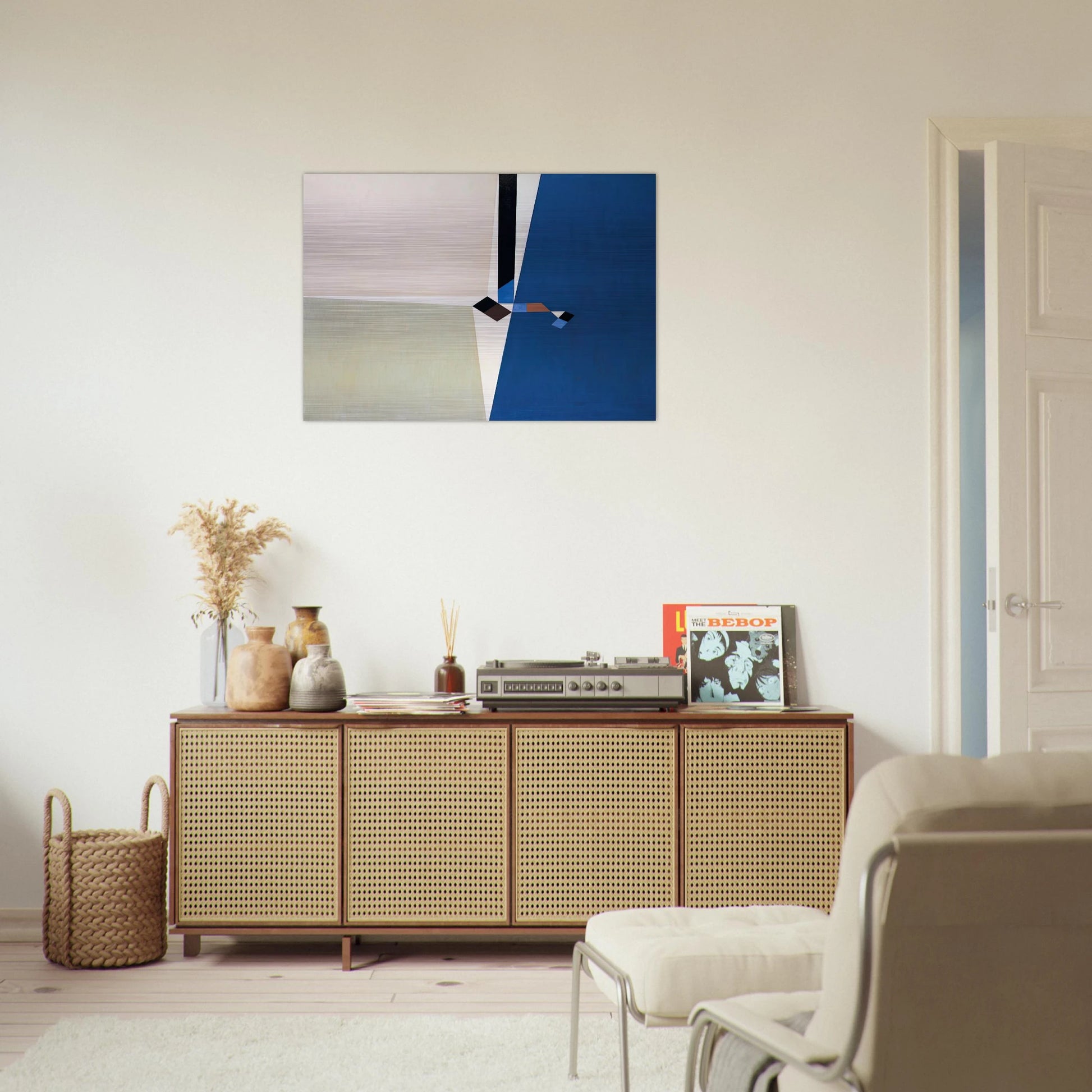 Desde un sector - 1953 - Tomas Maldonado Brushed Aluminum Print - 70x100 cm / 28x40 inches | Tomas Maldonado Aluminum Print | Tomas Maldonado Prints