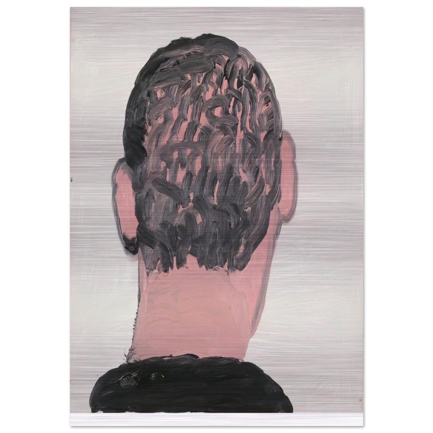 UNTITLED 7 - Philip Guston Brushed Aluminum Print - 70x100 cm / 28x40 inches | Philip Guston Aluminum Print | Philip Guston Prints