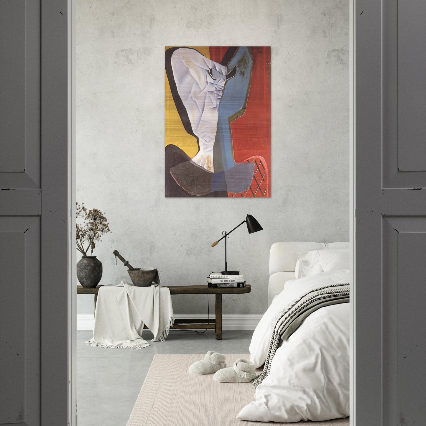 HARLEQUIN 1927 - Salvador Dali Brushed Aluminum Print - 70x100 cm / 28x40 inches | Salvador Dali Aluminum Print | Salvador Dali Prints