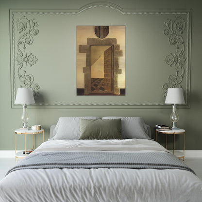 OVERTURE IN TROMPE L OEIL - Salvador Dali Brushed Aluminum Print - 70x100 cm / 28x40 inches | Salvador Dali Aluminum Print | Salvador Dali Prints