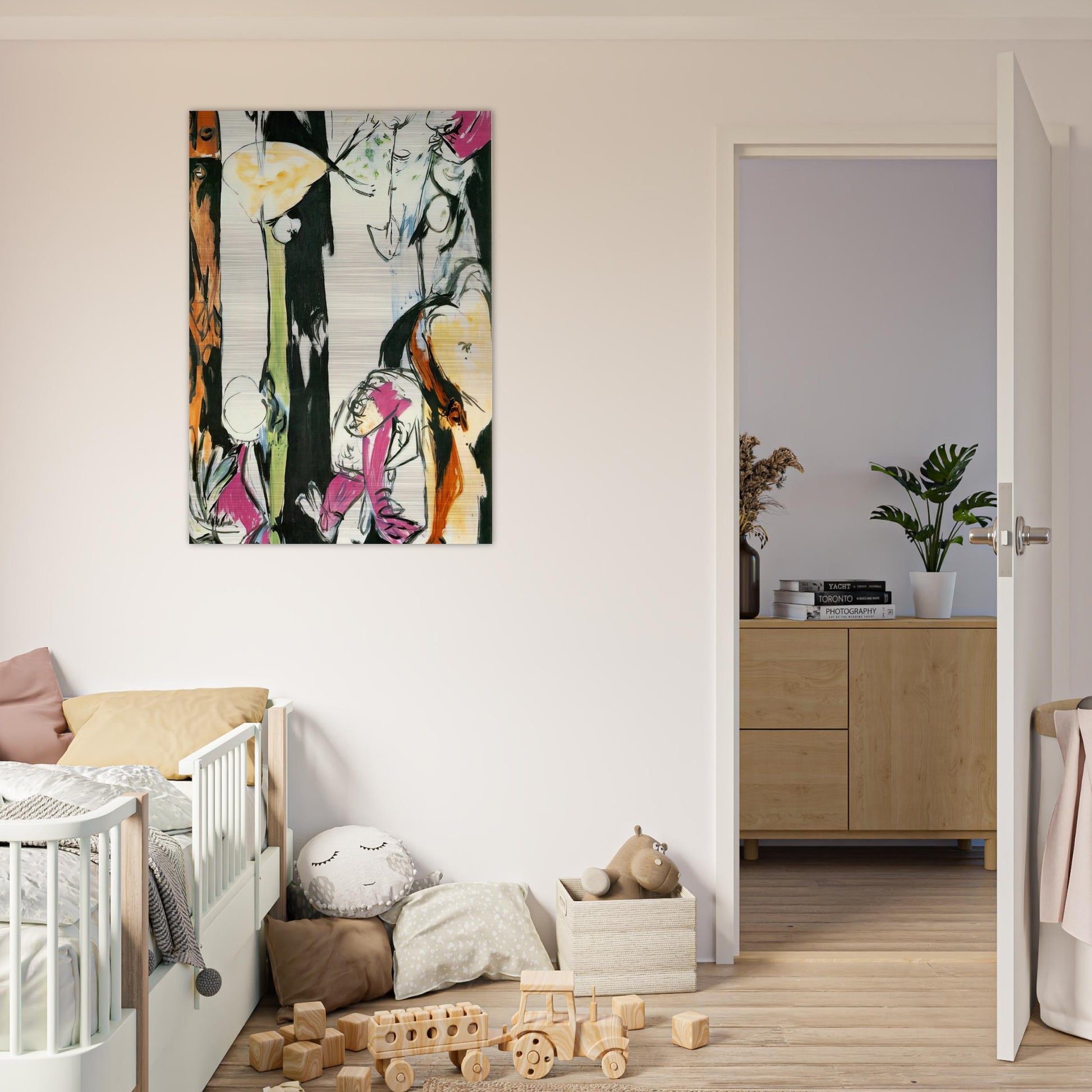 EASTER AND THE TOTEM - Jackson Pollock Brushed Aluminum Print - 70x100 cm / 28x40 inches | Jackson Pollock Aluminum Print | Jackson Pollock Prints