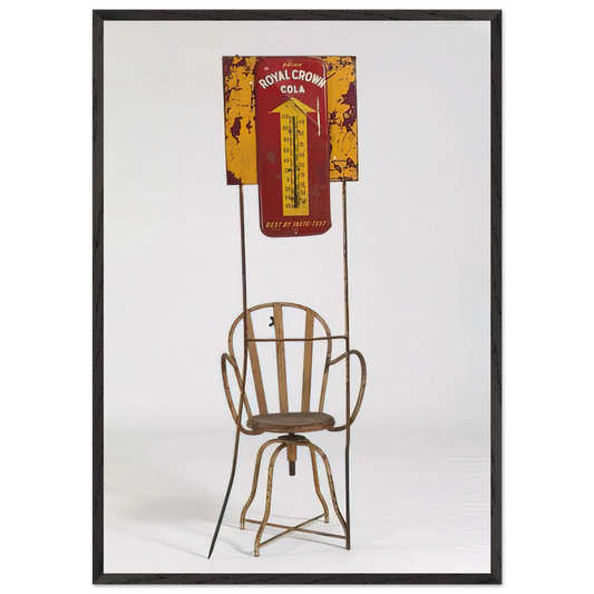 UNTITLED KABAL AMERICAN ZEPHYR 1983 - Robert Rauschenberg 70x100 cm / 28x40 inches Framed Art Print – Black Wooden Frame