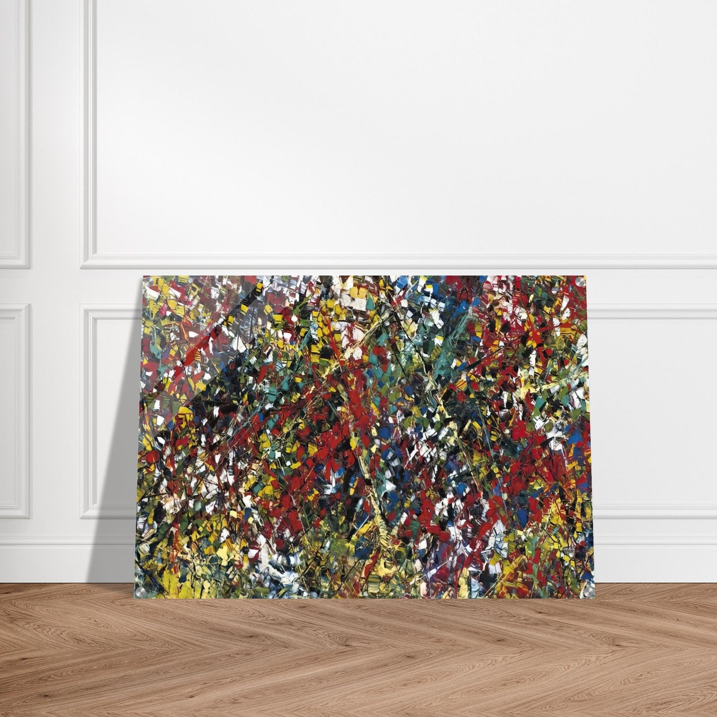 Composition - Jean-Paul Riopelle Acrylic Print - 70x100 cm / 28x40″ inches | Jean-Paul Riopelle Wall Art | Jean-Paul Riopelle Prints