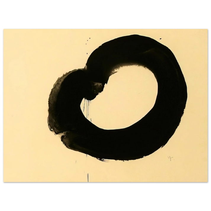 Jiro Yoshihara - Untitled - Art Informel, Zen  75x100 cm / 30x40inches Fine Art Poster