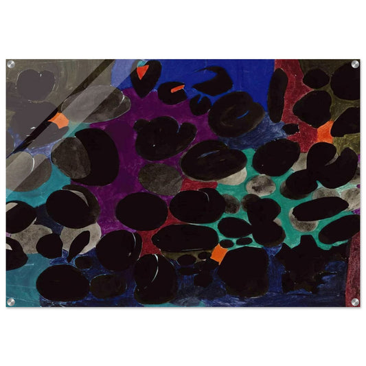 Plumen - 1957 - Johannes Itten Acrylic Print - 70x100 cm / 28x40″ inches | Johannes Itten Wall Art | Johannes Itten Prints