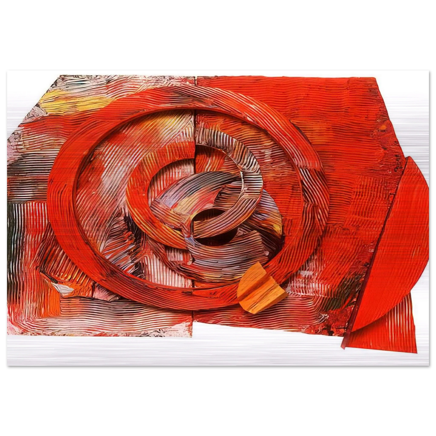 Waking Up - Sam Gilliam Brushed Aluminum Print - 70x100 cm / 28x40 inches | Sam Gilliam Aluminum Print | Sam Gilliam Prints
