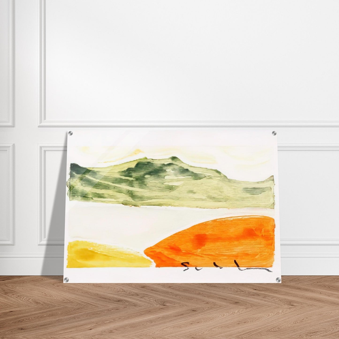 Pomeriggio anemico - 1982 - Mario Schifano Acrylic Print - 70x100 cm / 28x40″ inches