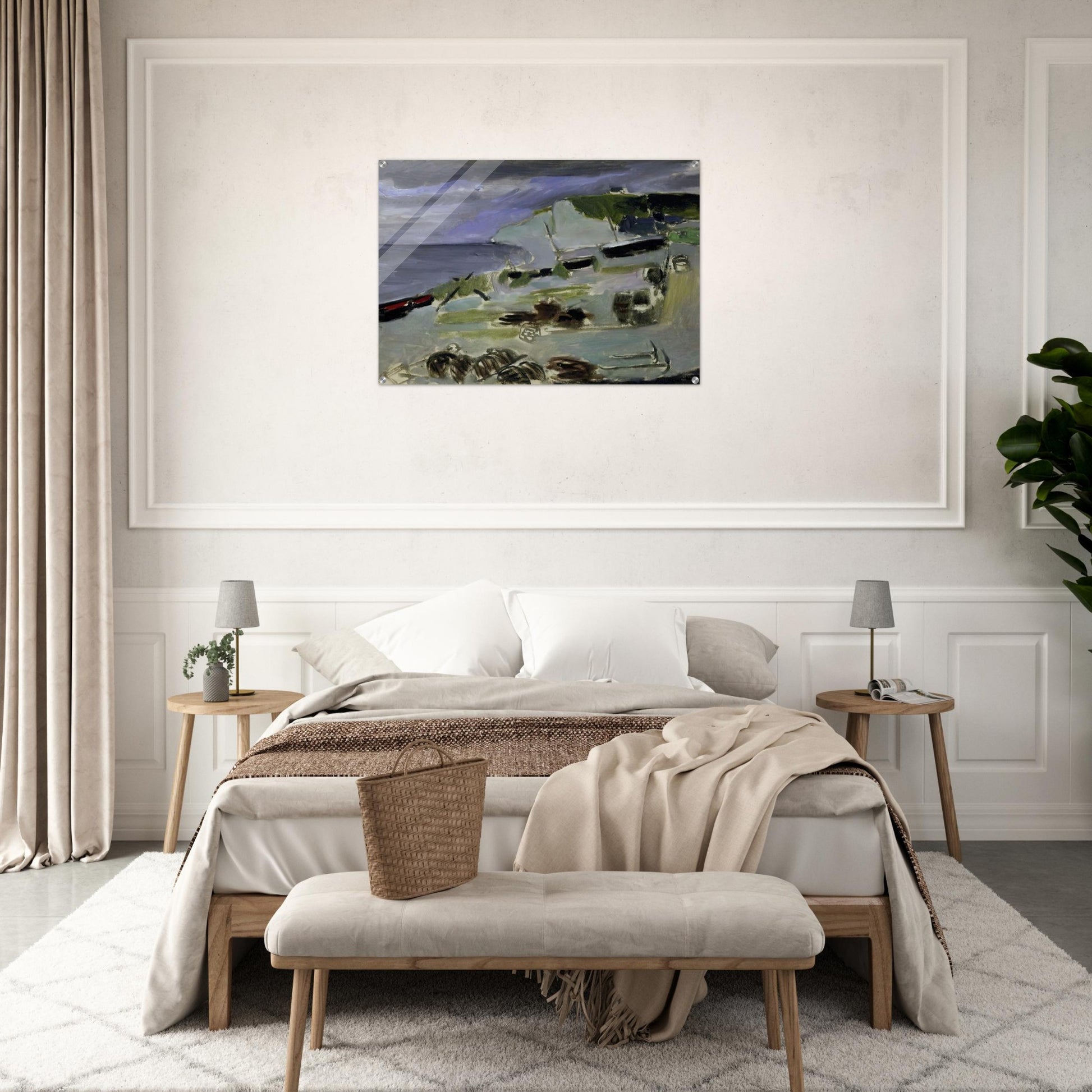 BOATS ON THE BEACH ETRETAT 1920 - Henri Matisse Acrylic Print - 70x100 cm / 28x40″ inches