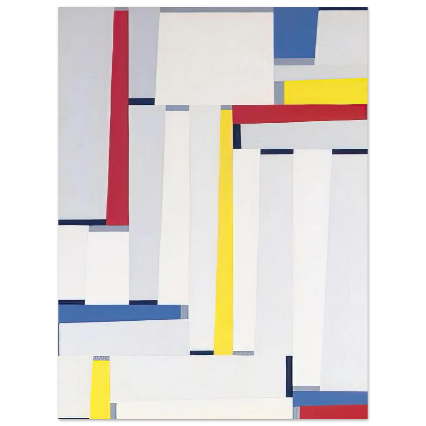 Fritz Glarner - Relational Painting #55 - 1951  75x100 cm / 30x40inches Fine Art Poster
