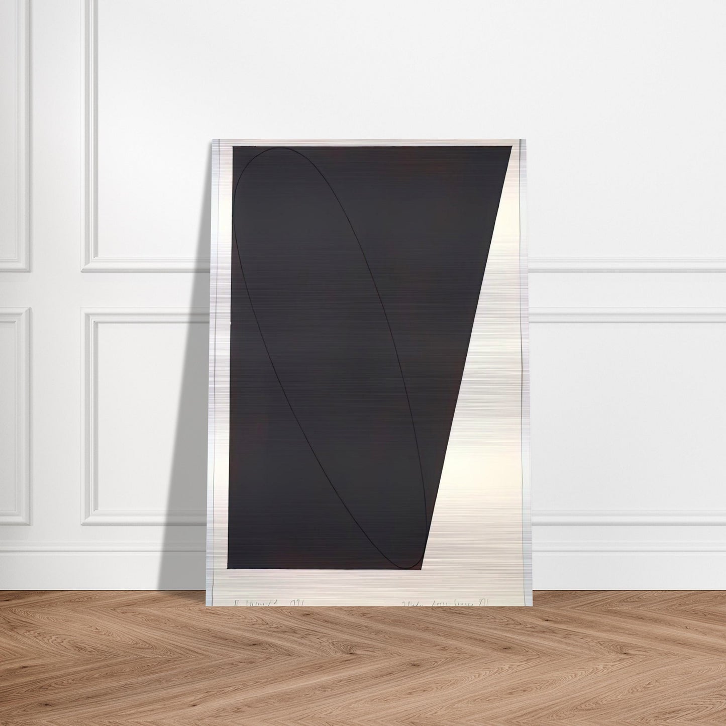 STUDY ATTIC SERIES XII 1991 - Robert Mangold Brushed Aluminum Print - 70x100 cm / 28x40 inches | Robert Mangold Aluminum Print | Robert Mangold Prints