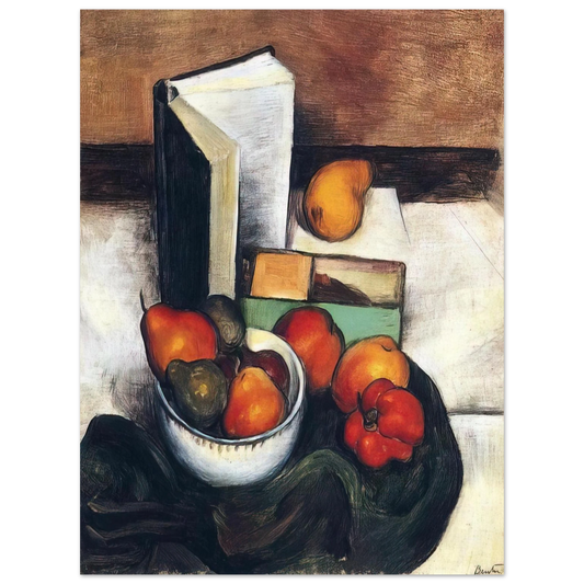 Thomas Hart Benton - STILL LIFE WITH FRUIT AND VEGETABLES  75x100 cm / 30x40inches Fine Art Poster
