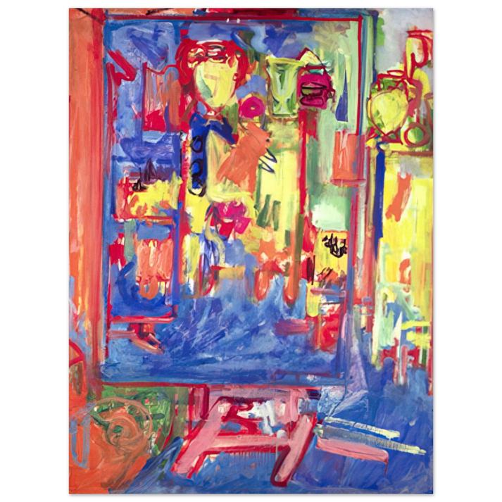 Hans Hofmann - Interior Composition  75x100 cm / 30x40inches Fine Art Poster