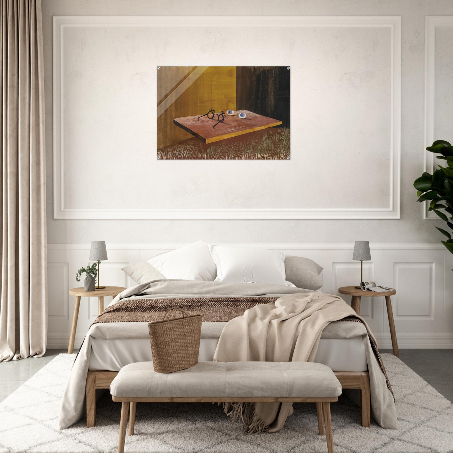 EYES ON THE TABLE 1938 - Remedios Varo Acrylic Print - 70x100 cm / 28x40″ inches