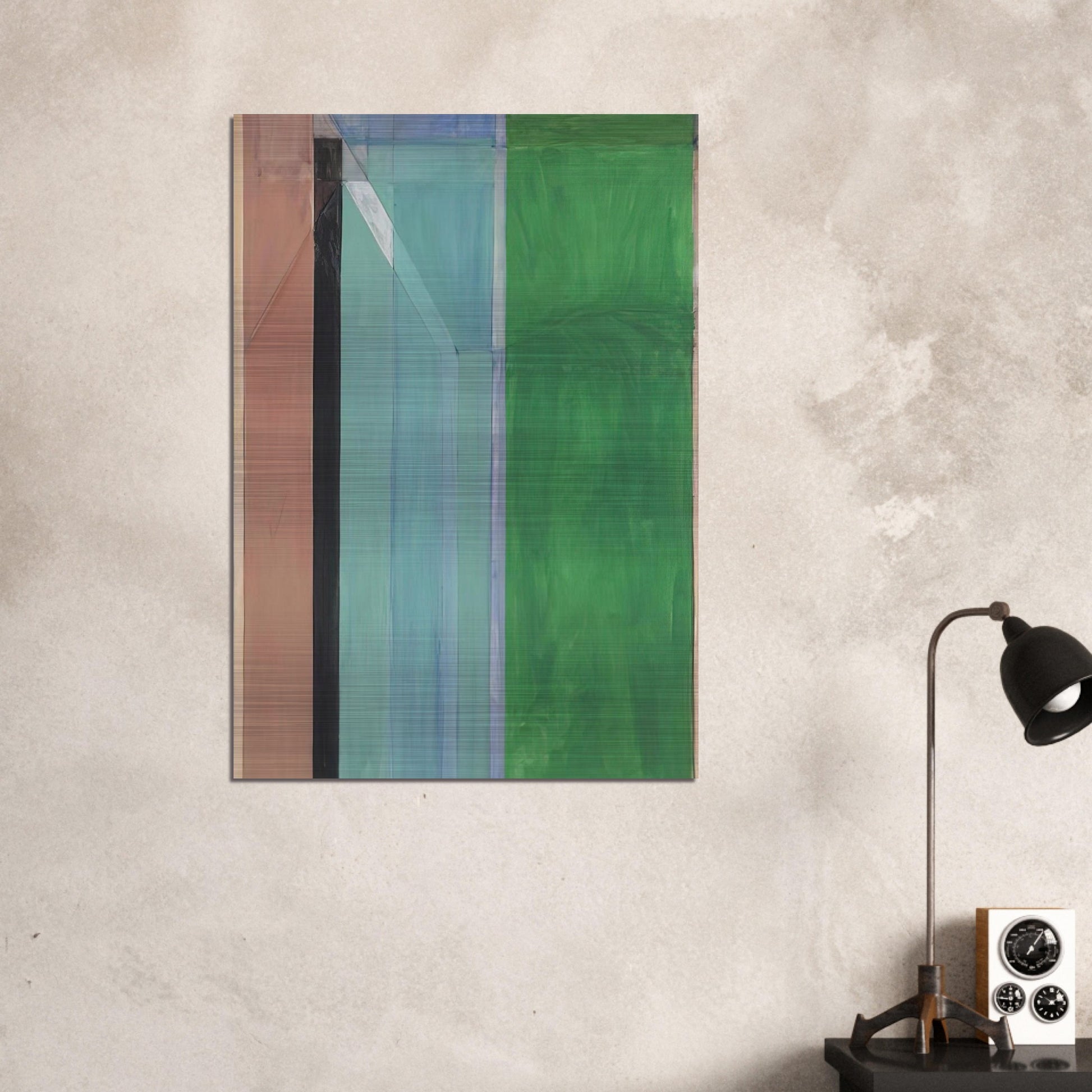 Ocean Park #30 - Richard Diebenkorn Brushed Aluminum Print - 70x100 cm / 28x40 inches | Richard Diebenkorn Aluminum Print | Richard Diebenkorn Prints