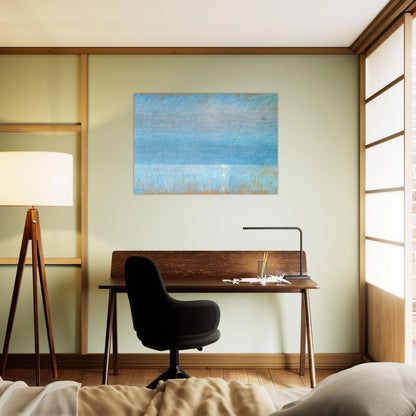 The Evening Star - Childe Hassam Brushed Aluminum Print - 70x100 cm / 28x40 inches | Childe Hassam Aluminum Print | Childe Hassam Prints
