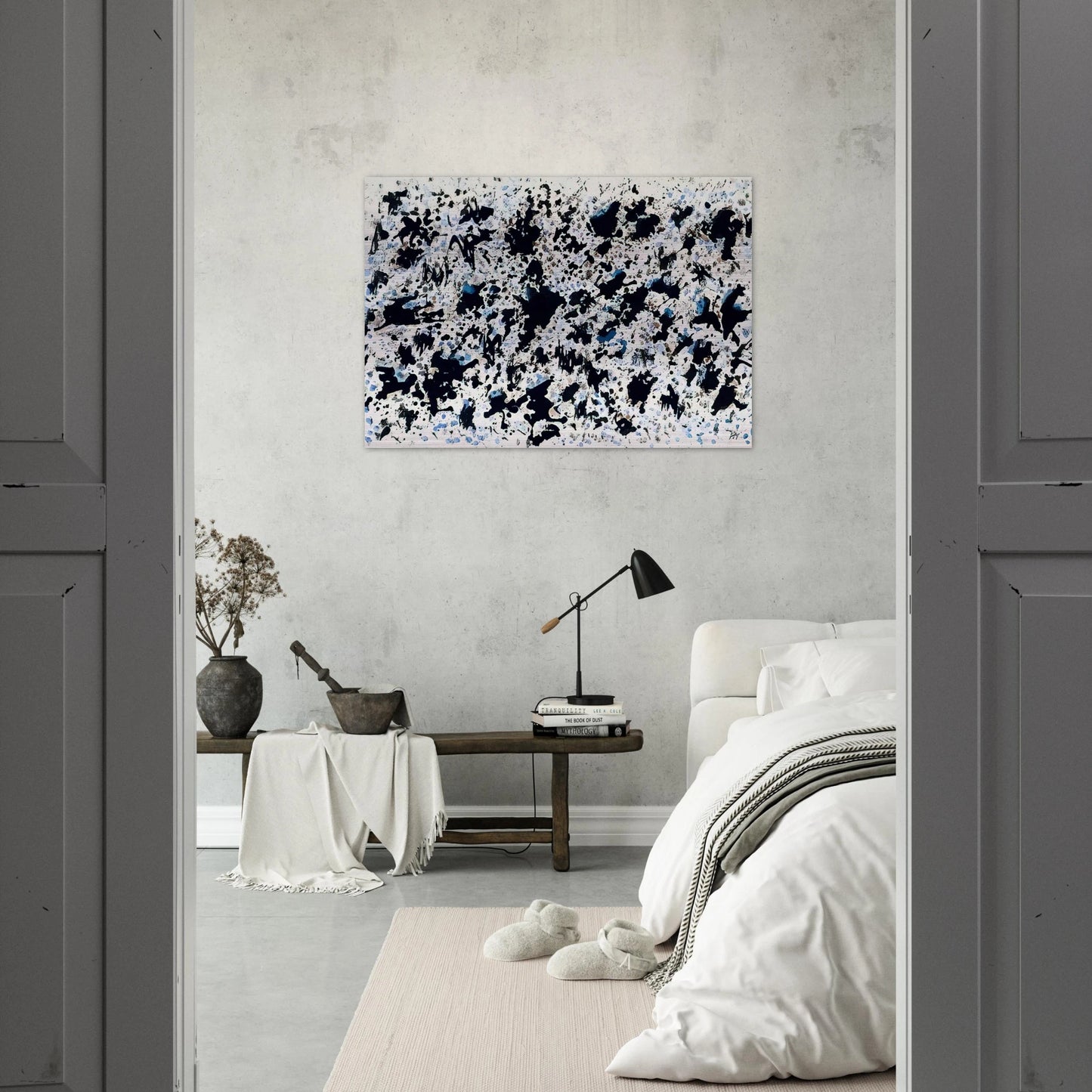 UNTITLED 1 - Henri Michaux Brushed Aluminum Print - 70x100 cm / 28x40 inches | Henri Michaux Aluminum Print | Henri Michaux Prints
