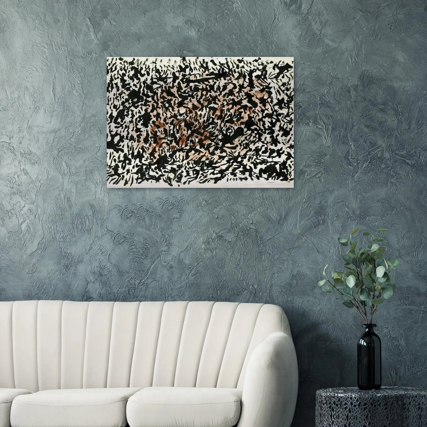 UNTITLED 1979 - Henri Michaux Brushed Aluminum Print - 70x100 cm / 28x40 inches | Henri Michaux Aluminum Print | Henri Michaux Prints