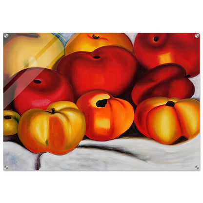 Apple Family II - Georgia O'Keeffe Acrylic Print - 70x100 cm / 28x40″ inches | Georgia O'Keeffe Wall Art | Georgia O'Keeffe Prints