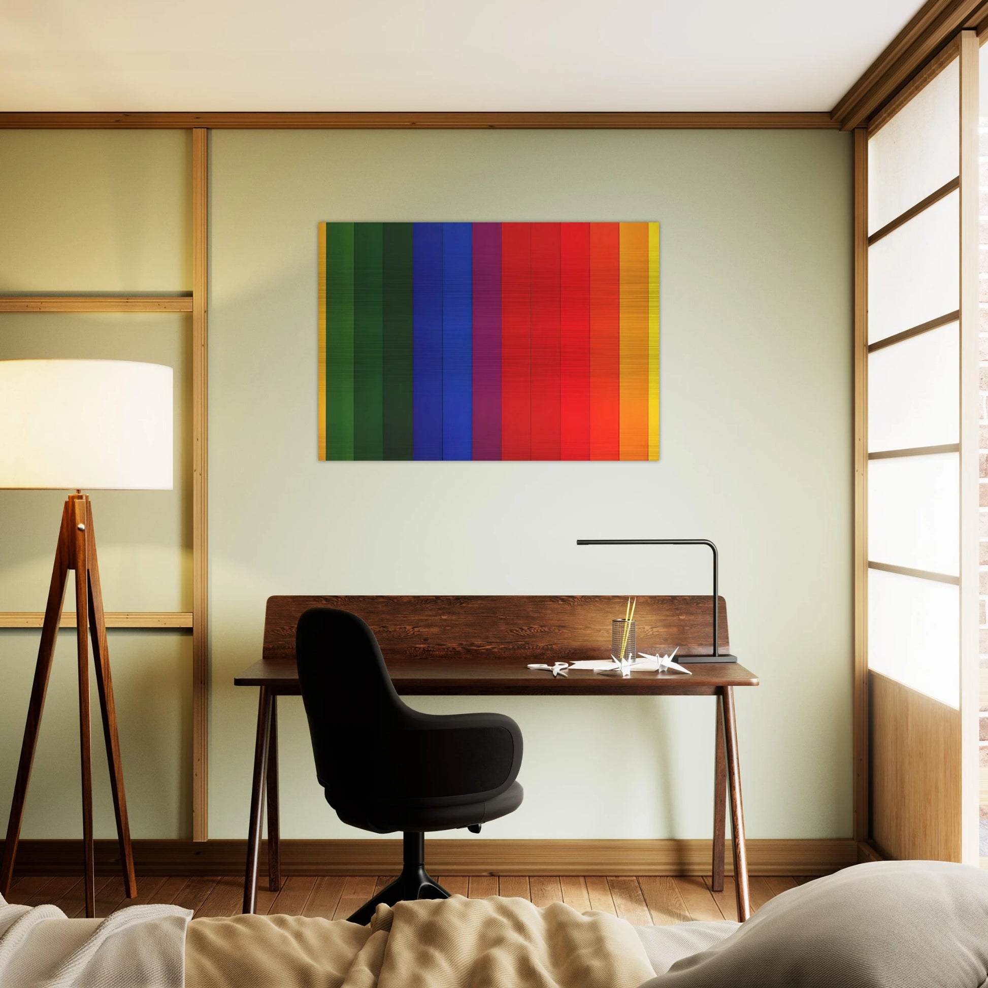 Spectrum III - Ellsworth Kelly Brushed Aluminum Print - 70x100 cm / 28x40 inches | Ellsworth Kelly Aluminum Print | Ellsworth Kelly Prints