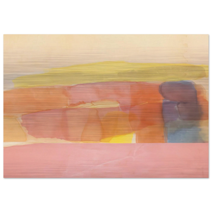 First Path - 1978 - Ronnie Landfield Brushed Aluminum Print - 70x100 cm / 28x40 inches | Ronnie Landfield Aluminum Print | Ronnie Landfield Prints