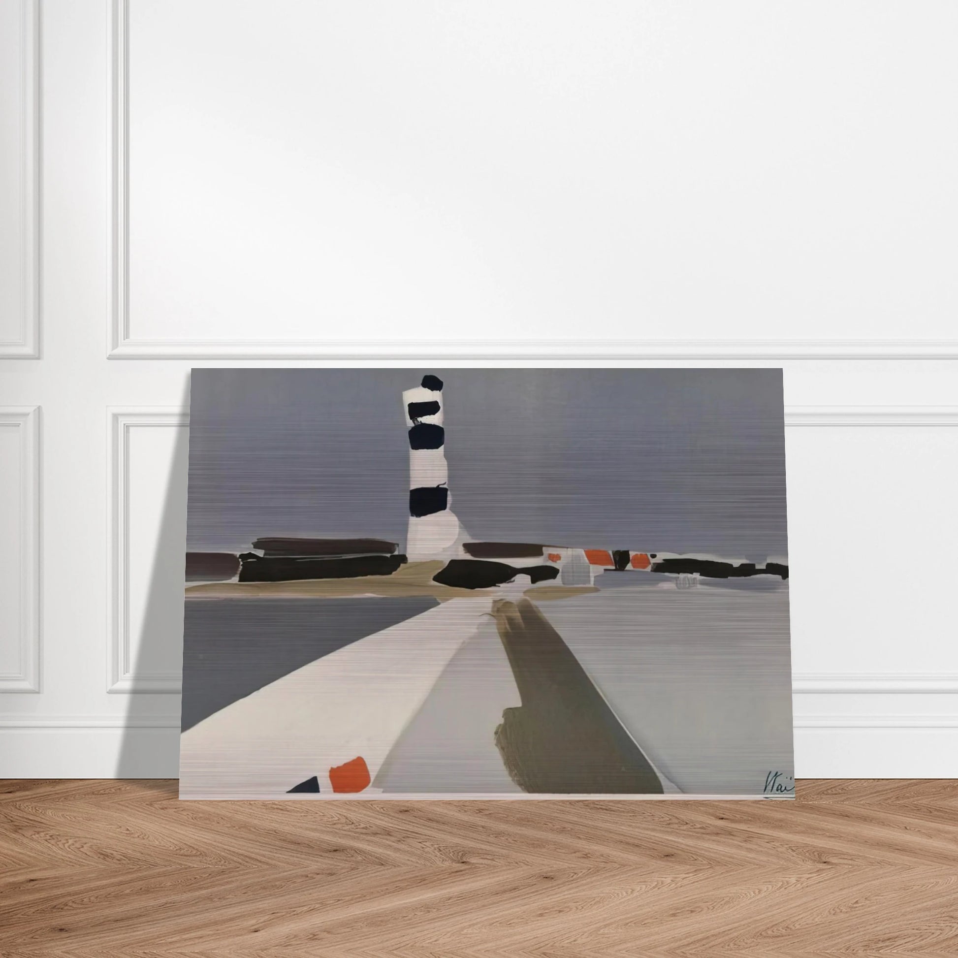 Le Phare - 1952 - Nicolas de Stael Brushed Aluminum Print - 70x100 cm / 28x40 inches | Nicolas de Stael Aluminum Print | Nicolas de Stael Prints