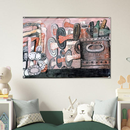 THE STREET 1977 - Philip Guston Acrylic Print - 70x100 cm / 28x40″ inches