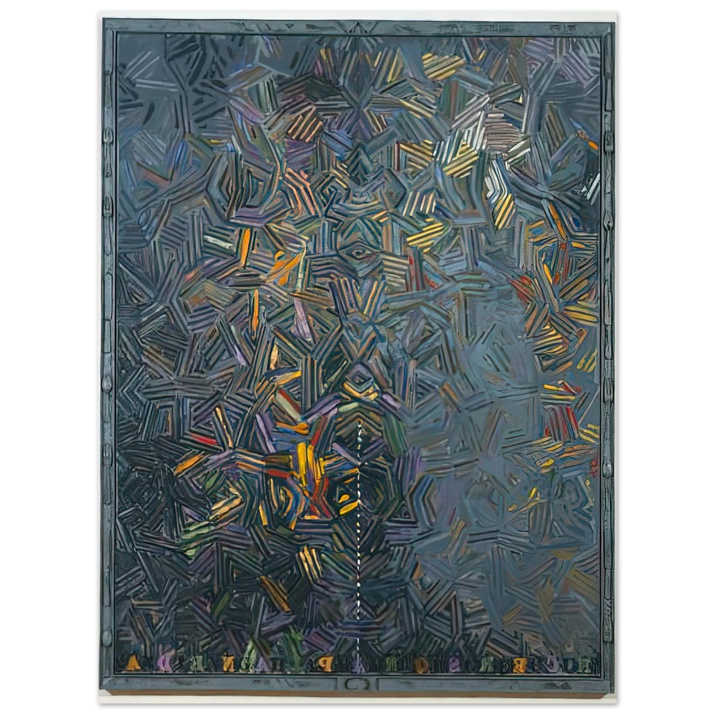 Jasper Johns - DANCERS ON A PLANE 1981  75x100 cm / 30x40inches Fine Art Poster