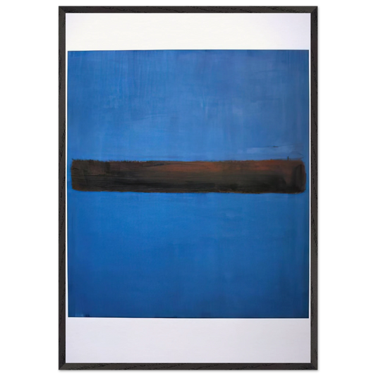 Untitled - 1969 N2 - Mark Rothko 70x100 cm / 28x40 inches Framed Art Print – Black Wooden Frame