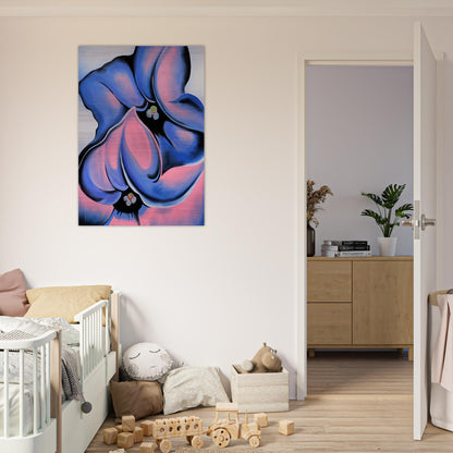 Purple Petunia - Georgia O'Keeffe Brushed Aluminum Print - 70x100 cm / 28x40 inches | Georgia O'Keeffe Aluminum Print | Georgia O'Keeffe Prints