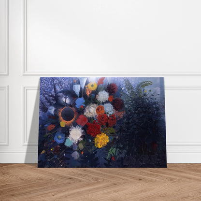 Flowers No. 1 - 1975 - Gebre Kristos Desta Brushed Aluminum Print - 70x100 cm / 28x40 inches | Gebre Kristos Desta Aluminum Print | Gebre Kristos Desta Prints