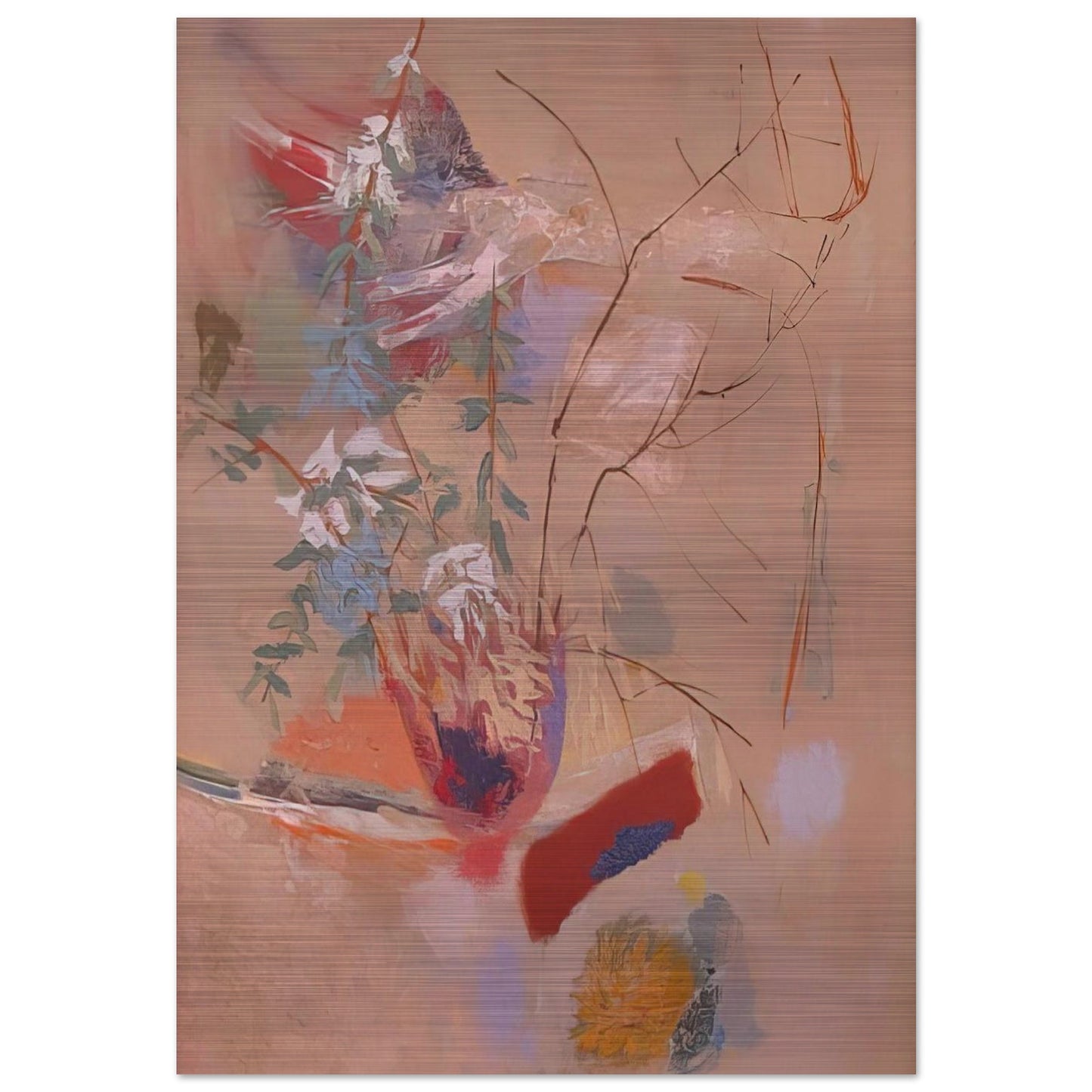 The Bush - 1955 - John Ferren Brushed Aluminum Print - 70x100 cm / 28x40 inches | John Ferren Aluminum Print | John Ferren Prints