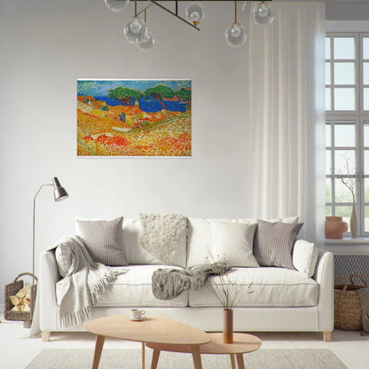 VIEW OF COLLIOURE 1905 - Andre Derain Brushed Aluminum Print - 70x100 cm / 28x40 inches | Andre Derain Aluminum Print | Andre Derain Prints