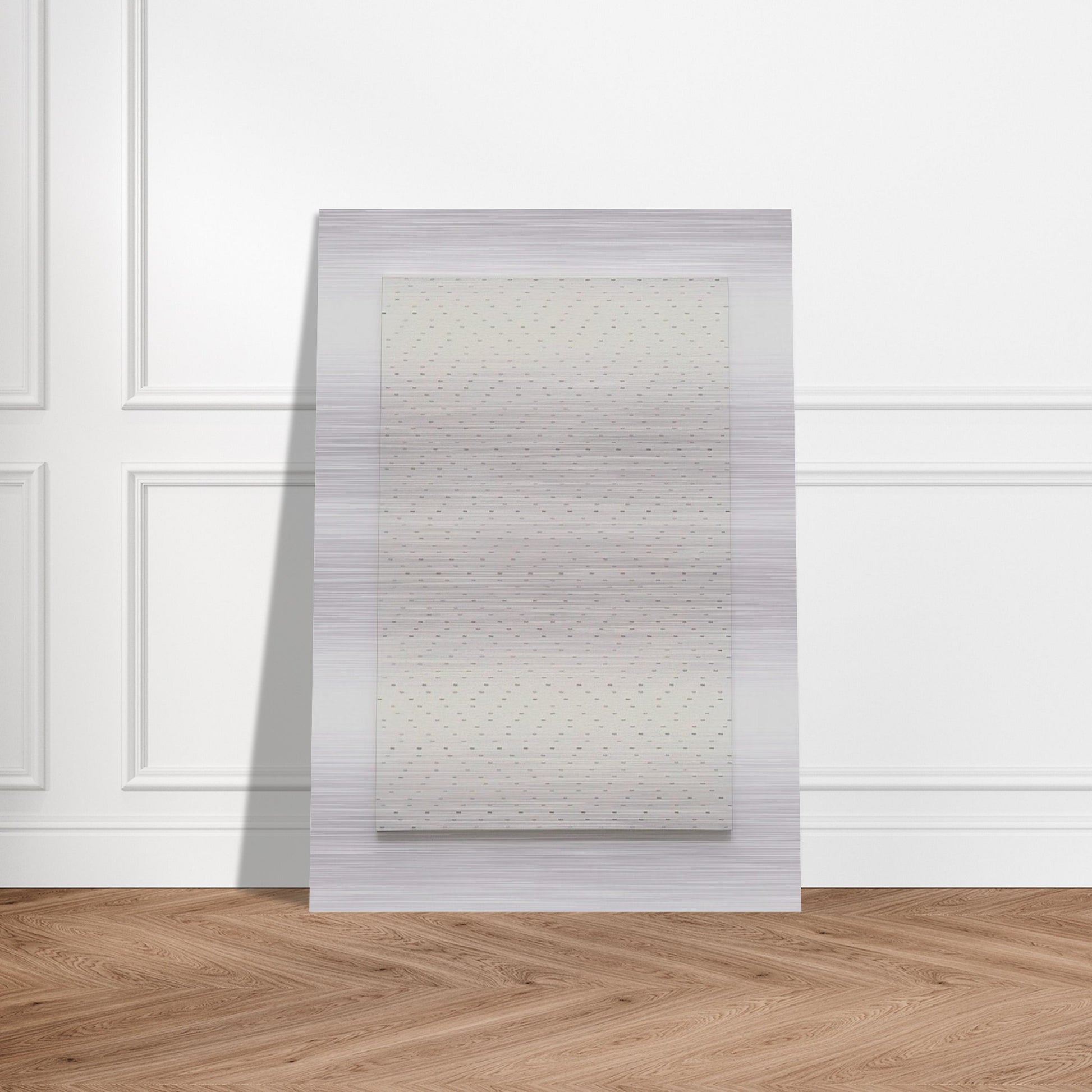 Tous les 5 cm, tous les 6 cm, No. 74075 - 1974 - Francois Morellet Brushed Aluminum Print - 70x100 cm / 28x40 inches | Francois Morellet Aluminum Print | Francois Morellet Prints