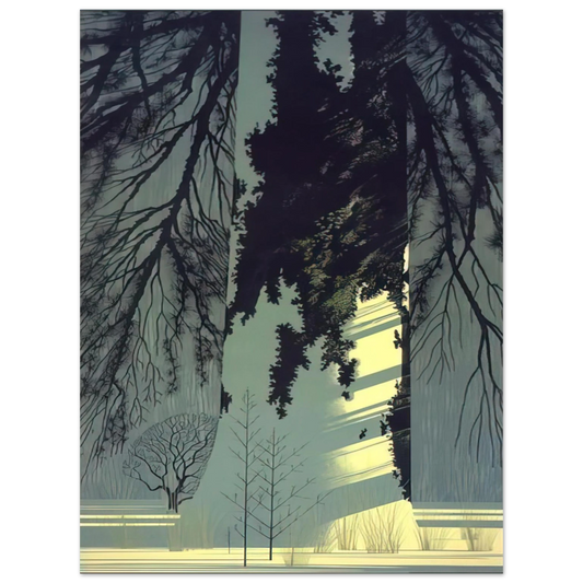 Eyvind Earle - Snow White  75x100 cm / 30x40inches Fine Art Poster
