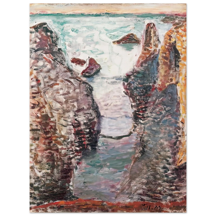 Henri Matisse - CIFFS BELLE ILE 1897  75x100 cm / 30x40inches Fine Art Poster