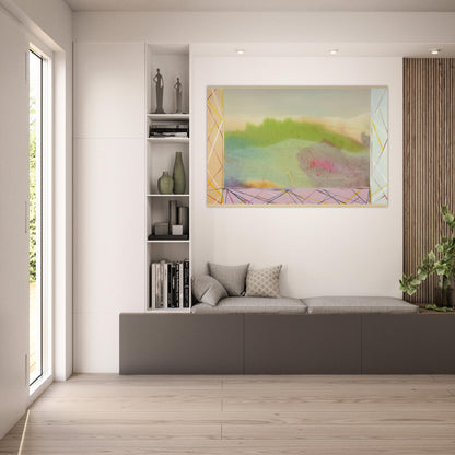 A Vision - 1988 - Ronnie Landfield Art Prints - 100x150 cm / 40x60″ inches | Ronnie Landfield Poster | Ronnie Landfield Prints