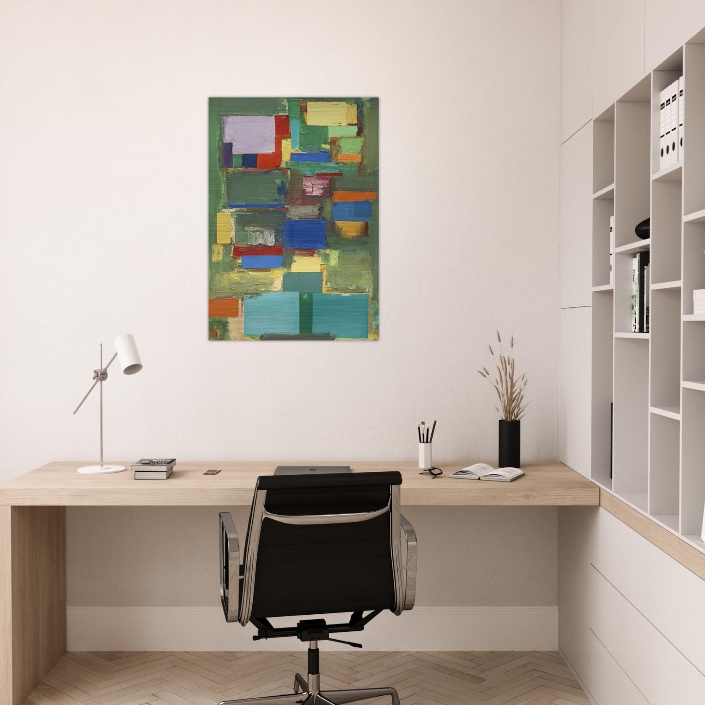 Morning Mist - Hans Hofmann Brushed Aluminum Print - 70x100 cm / 28x40 inches | Hans Hofmann Aluminum Print | Hans Hofmann Prints