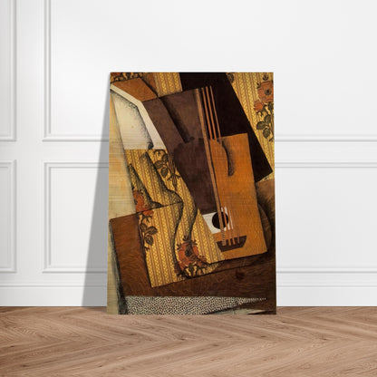 THE GUITAR 1914 - Juan Gris Brushed Aluminum Print - 70x100 cm / 28x40 inches | Juan Gris Aluminum Print | Juan Gris Prints