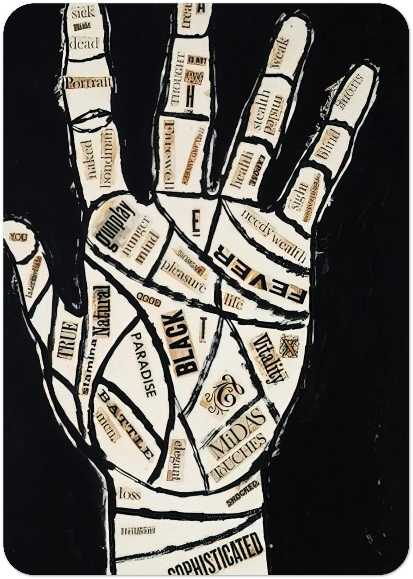 Hand By Andy Warhol Pack of 10 Post Cards | Andy Warhol Post Cards | A6 (10.5 x 14.8 cm) - 4.1 x 5.8 inches