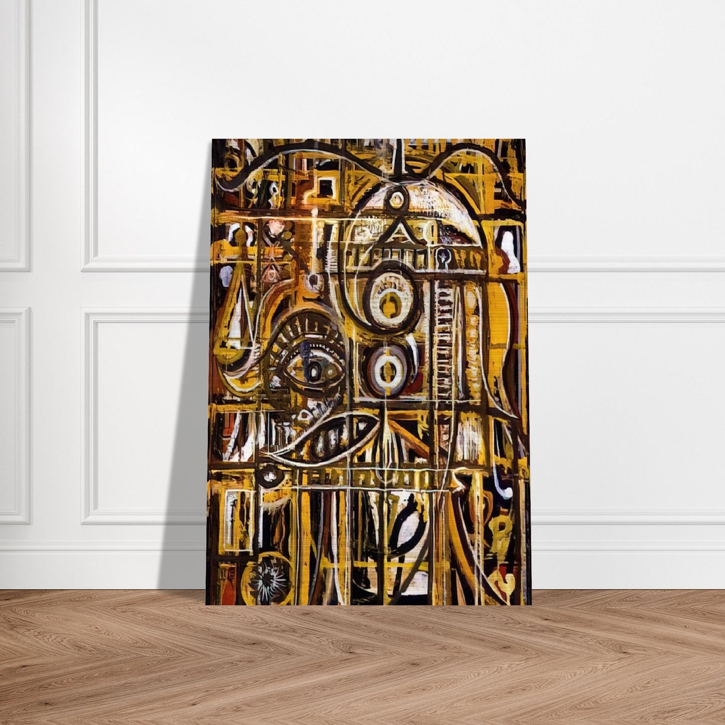 Abstract Eye - Richard Pousette-Dart Brushed Aluminum Print - 70x100 cm / 28x40 inches | Richard Pousette-Dart Aluminum Print | Richard Pousette-Dart Prints