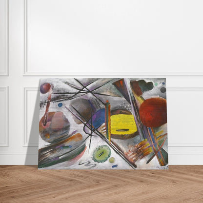 UNTITLED 1919 - Rudolf Bauer Brushed Aluminum Print - 70x100 cm / 28x40 inches | Rudolf Bauer Aluminum Print | Rudolf Bauer Prints