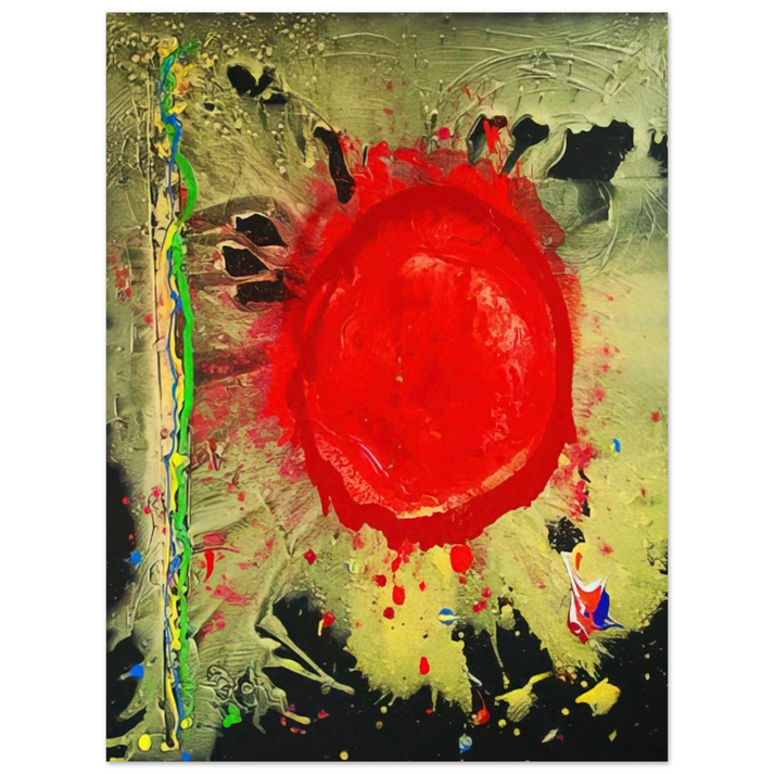 John Hoyland - Warrior Universe - 2010  75x100 cm / 30x40inches Fine Art Poster