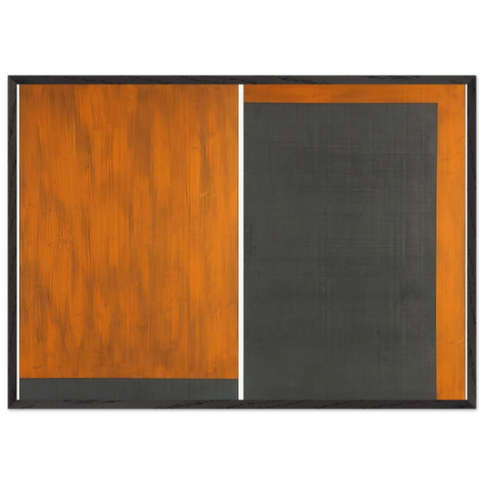 Untitled No 12 and 13 - 1991 - Gunther Forg 70x100 cm / 28x40 inches Framed Art Print – Black Wooden Frame
