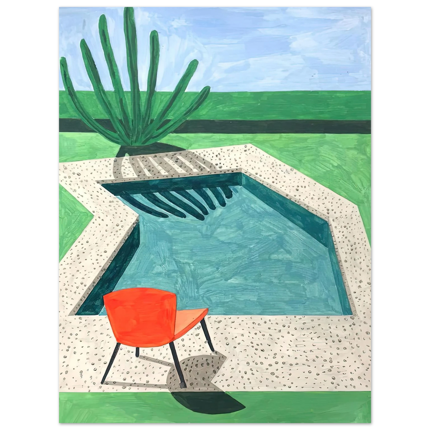 David Hockney - David Hockney Wall art - 40x50 cm / 16x20 inches - Fine Art Poster-canvas - -