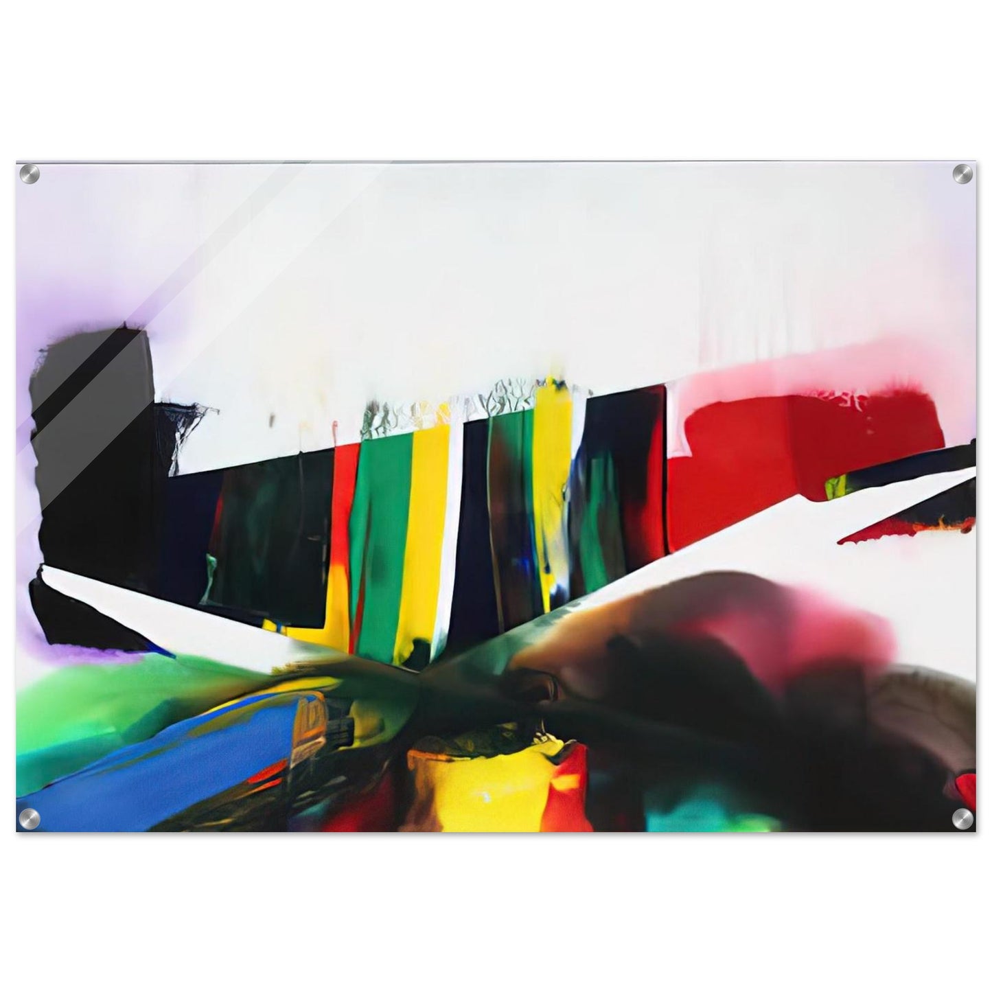 Phenomena Cave of the Prism Winds Year - 1986 - Paul Jenkins Acrylic Print - 70x100 cm / 28x40″ inches