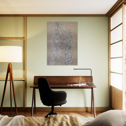 Impact - 1971 - Robert Goodnough Brushed Aluminum Print - 70x100 cm / 28x40 inches | Robert Goodnough Aluminum Print | Robert Goodnough Prints