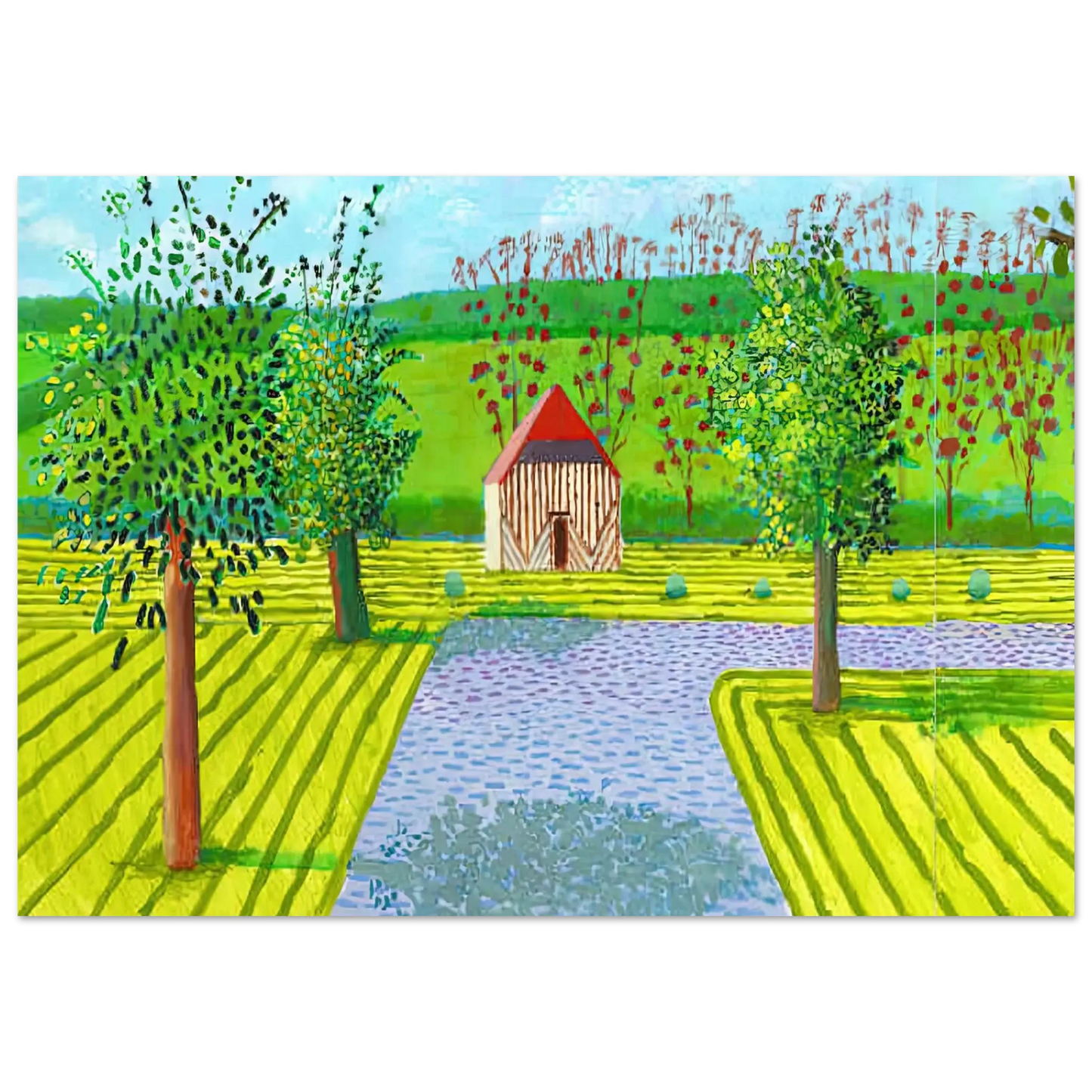 David Hockney - David Hockney Wall art - 13x18 cm / 5x7 Inches - Fine Art Poster - -