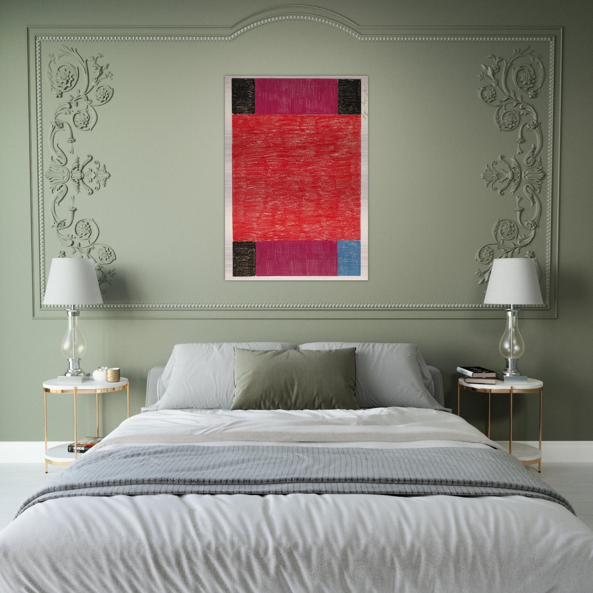 Drawing - 1985 - Lygia Pape Brushed Aluminum Print - 70x100 cm / 28x40 inches | Lygia Pape Aluminum Print | Lygia Pape Prints